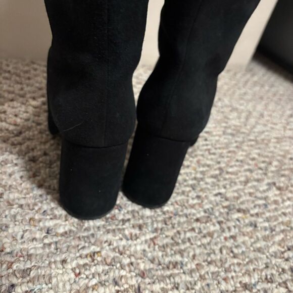 & Other Stories Black Suede Knee High Boot- Size 10.5 - Picture 8 of 14